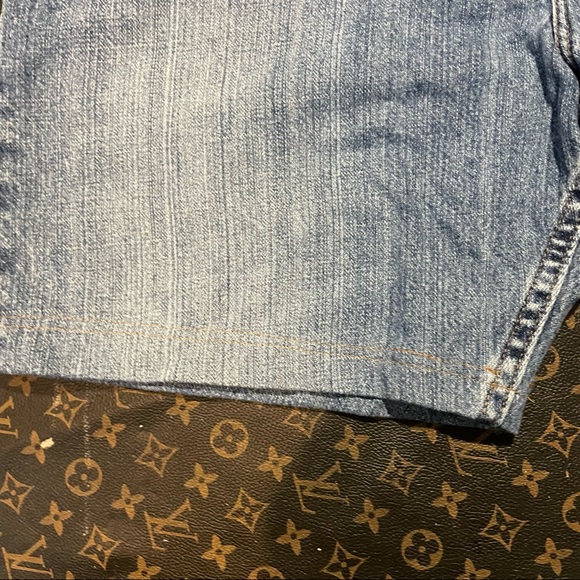 custom hem wrangler jean shorts  relax straight - Picture 7 of 11